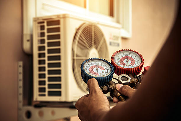 Professional Furnace Repair technician working in Westville, IL